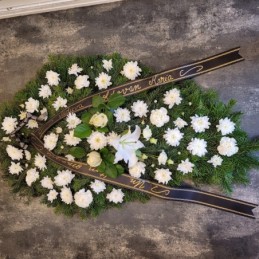 Florisis Huedin Coroana funerara crizantema