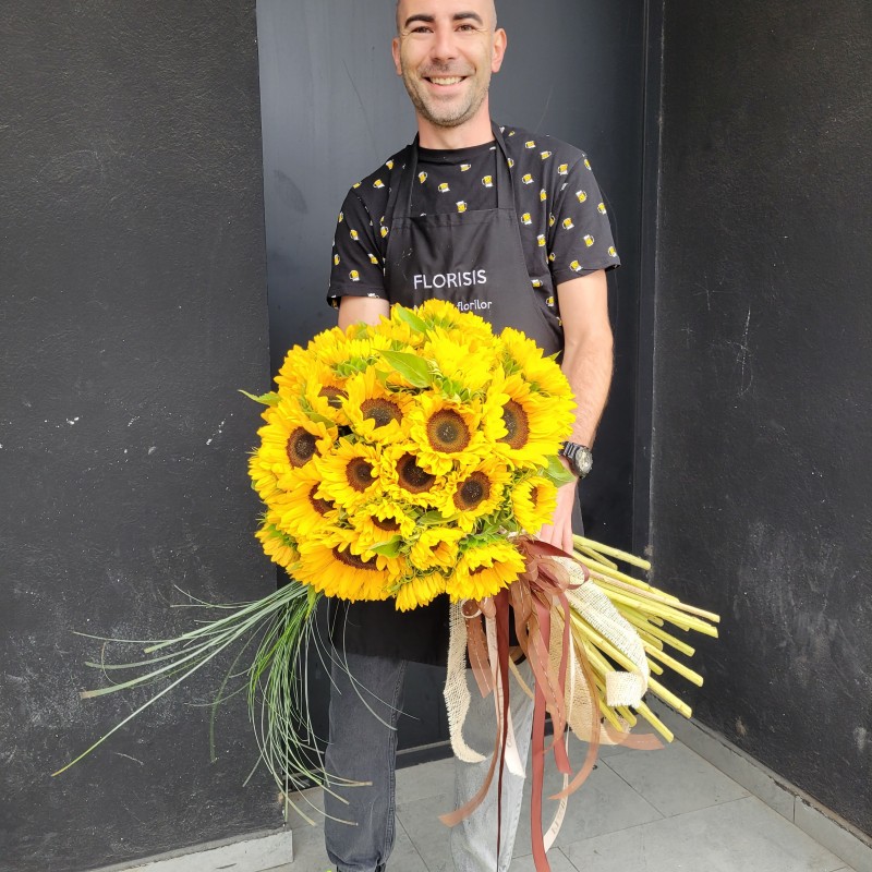 Florisis Huedin Buchet floarea soarelui imens