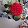 Florisis Huedin Buchet imens de trandafiri rosii