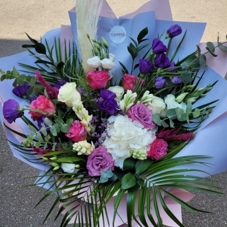 Florisis Huedin Buchet volumetric roz mov Iulia
