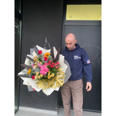 Florisis Huedin Buchet volumetric colorat Cosmina